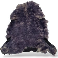 Ottoman Pouffe Hakiki Gerçek Deri Koyun Postu Toskana 63X65CM