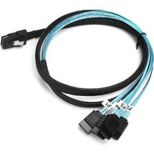Mucize Mini-Sas-Sata-4-Sata Kablo, Yüksek Frekanslı Mini-Sas-Sata Ters Kablo, 36 Kutuplu, Farklı Boyutlardaki Sabit Diskler Için