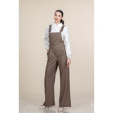 MissVina Beatrix Askılı Ekose Desen Tulum 3 - 50363