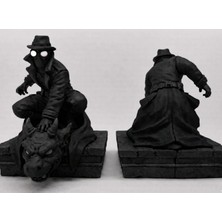  spider noir - ben reilly /sad noır oturan özel 3d üretim noir /13-15cm