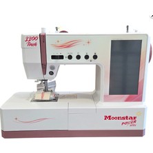 Moonstar Ev Tipi Elektronik Düz Dikiş Makinesi 300 Desen Dokunmatik Ekran / Model 3300 Touch