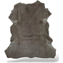 Ottoman Pouffe Hakiki Koyun Derisi Özel Ipek Serisi 47X68CM, Ipeksi Yumuşaklık ve Parlaklık, Dana Deri Posteki