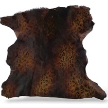 Ottoman Pouffe Art Deco Eskitme Stil Hakiki Gerçek Dana Deri Post 66X60CM