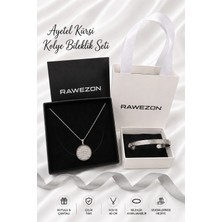 Rawezon Ayetel Kürsi Kolye Bileklik Set-Unisex Kolye ve Ayarlanabilir Çelik Bileklik Sevdiklerinize Hediye