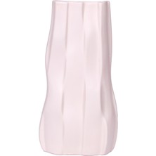 Herdekora Dekoratif Seramik Vazo Elite Krem 18X34 Cm.