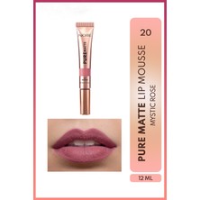 Note Cosmetics Note Pure Matte Lip Mousse 20 Mystic Rose Kadifemsi Mat Likit Ruj - Pembe