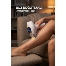 Mkio IPL Buz Soğutmalı Epilasyon Cihazı 1.000.000 Atım 9 Enerji Seviyesi HR-SR-RA Başlıklı LED Ekranlı