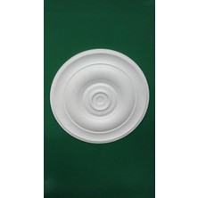 Pakpiyer Dekor Göbek Kartonpiyer Stropiyer Tavan Lamba Göbeği - Düz 39 cm Küçük Düz L. Göbeği (39X39X3)