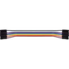 Raspberry Pi Dupont Jumper Kablo 10 Pin Dişi-Dişi 30 cm — 10'lu Set
