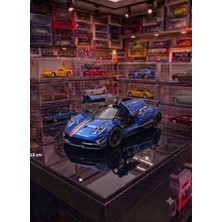 Oyuncak Sahili Pagani Huayra Orijinal Model Metal Araba Kapıları Açılır Çekbırak 13CM Diecast Koleksiyon Mavi Modifiye
