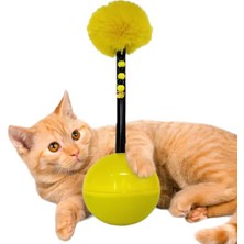 Die Grup Büyük Boy Tüylü Zilli Kedi Oyuncağı, 33 cm - Interaktif