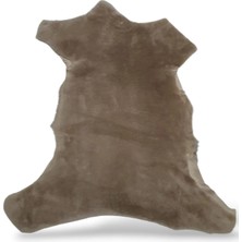 Ottoman Pouffe Hakiki Koyun Derisi Özel Ipek Serisi 46X78CM, Ipeksi Yumuşaklık ve Parlaklık, Dana Deri Posteki