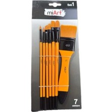 Miart Karma Fırça Seti 7’li Zemin Fırçalı Set-1 (2-6-3/8-8-12-1/2-1.5)