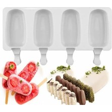 Magnum Silikon Kalıp Dondurma Tatlı Meybuz 4 Lü Büyük Boy