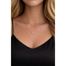 Kalpli Gümüş Renkli Kolye