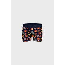 John Frank Pamuklu Desenli Boxer Erkek Boxer JFBP154