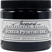 Jacquard Professional Screen Ink Serigrafi Mürekkebi 0,47L Black 117