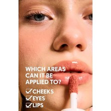 Cream Co. Allık Ruj Göz Farı Glow Tint Soft Mocha, Nemlendirici Makyaj, 504 Nude, Hyaluronik Asit Peptit