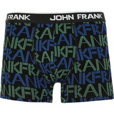 John Frank Pamuklu Logolu Boxer Erkek Boxer JFBTORA02