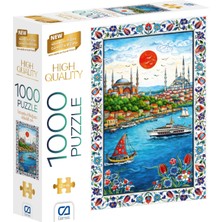 Ca Games Istanbul Boğazı 1000 Parça 2,2mm Kalınlık 48X68CM Profesyonel Hobi Puzzle Yapboz Serisi