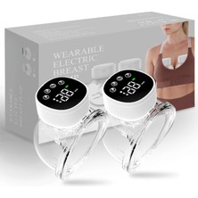 AyrStore Babyhope MY-376 Şarjlı Giyilebilir Elektrikli Göğüs Pompası, 2 Adet, LED Ekranlı, 3 Mod, 9 Se