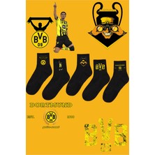 Rabona Fashion Borussia Dortmund Sarı Duvar 5'li Taraftar Çorabı