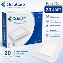 Octacare Esnek Steril Nonwoven Yara Örtüsü 9CM×10CM (20 Adet)