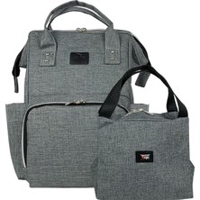 AyrStore Stylo Star Just For Baby Anne Bebek Bakım ve Sırt Çantası + Termos Çanta