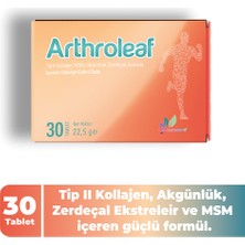 Pharmaleaf Arthroleaf 30 Tablet – Kolajen Tip 2, Msm, Akgünlük ve Zerdeçal Içeren Eklem Desteği
