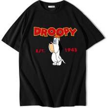 Brz Collection Unisex Oversize Droopy T-Shirt Siyah