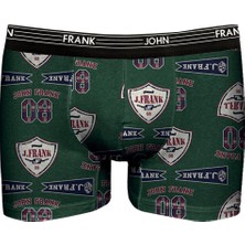 John Frank Pamuklu Logolu Boxer Erkek Boxer JFBDEG13