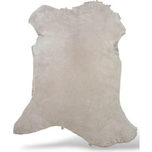 Ottoman Pouffe Hakiki Koyun Derisi Özel Ipek Serisi 82X90CM, Ipeksi Yumuşaklık ve Parlaklık, Dana Deri Posteki