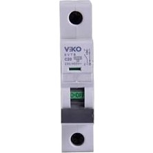 6VTB-1C20 Otomatik Sigorta 6ka C Tipi 1 Kutup 20A