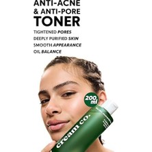 Cream Co. Akne & Siyah Nokta Karşıtı Gözenek Sıkılaştırıcı Bha/pha Niacinamide Salisilik Asit Tonik 200 ml