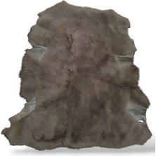 Ottoman Pouffe Hakiki Koyun Derisi Özel Ipek Serisi 64X65CM, Ipeksi Yumuşaklık ve Parlaklık, Dana Deri Posteki