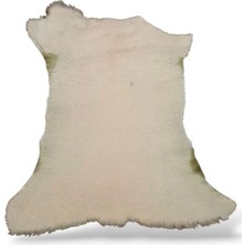 Ottoman Pouffe Hakiki Koyun Derisi Özel Ipek Serisi 84X77CM , Ipeksi Yumuşaklık ve Parlaklık, Dana Deri Posteki