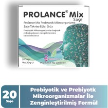 Pharmaleaf Prolance Mix 20 Saşe – 5’li Probiyotik ve Prebiyotik Kompleks | Sindirim ve Bağışıklık Desteği