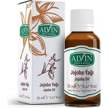 Alvin Jojoba Yağı, Soğuk Sıkım,yüzde Yüz Saf ve Doğal, 20 ml