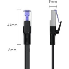 Cat7 10GBPS Gigabit 600MHZ Ftp Flat Ethernet Kablosu 10 Metre
