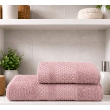 2 Li Banyo Havlu Seti Pamuklu Büyük Boy / 90 x 150 Cm Banyo Havlu - 50 x 90 Cm El Yüz Baş Havlu / Hamam Seti / Battal Boy Havlu Seti