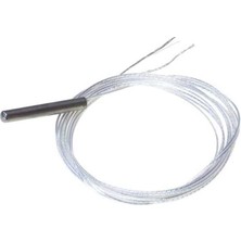 PT1000 Platinum Dirençli Sıcaklık Sensörü - Sıcaklık Probu - 2 Kablo 1 Metre