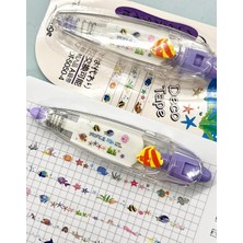 Balık Desenli Süsleme Bandı/tipeks/tipex/şerit Daksil/düzeltme Bandı/şerit Düzeltici