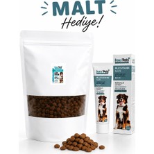 Bona Pets 1,5 kg Düşük Tahıllı Somonlu ve Ton Balıklı Yetişkin Köpek Maması Malt Hediyeli