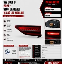 Vw Golf 8 2021→ Iç Sağ LED Highline Stop Lambası Maher Oem 5H0945308A