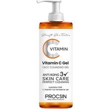 C Vitamini Yüz Temizleme Jeli, Aydınlatıcı & Arındırıcı, Cilt Canlandırıcı & Nemlendirici, Günlük Derinlemesine Temizlik, 150 ml