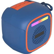 Zenviaa Bluetooth Hoparlör Rgb Işıklı Taşınabilir Kablosuz Hoparlör USB Tf Kart Destekli Zenv
