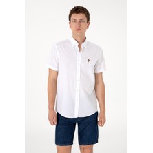 U.s. Polo Assn. Erkek Kısa Kol %100 Pamuk Gömlek 2083854