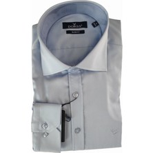 Dorss Uzun Kollu Slim Fit Basic Pamuklu Erkek Gömlek