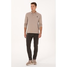 U.S. Polo Assn. Erkek Kahverengi Slim Fit Jean Pantolon 50308279-DN0031