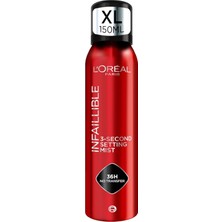 AyrStore L'oréal Paris Infaillible 3-Second Jumbo Makyaj Sabitleme Spreyi